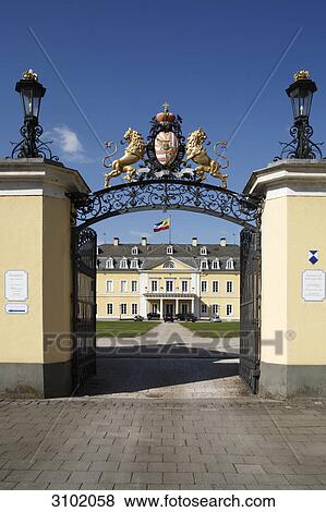 Stock Photo - Neuwied Castle, Neuwied, Rhineland-Palatinate, Germany . Fotosearch