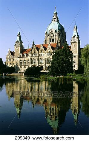 New town hall building at waterfront, Neues Rathaus, Maschsee Lake, Lower Saxony, Germany View Large Photo Image Stock Photo - New town hall building at waterfront, Neues Rathaus, Maschsee Lake, Lower Saxony, Germany . Fotosearch