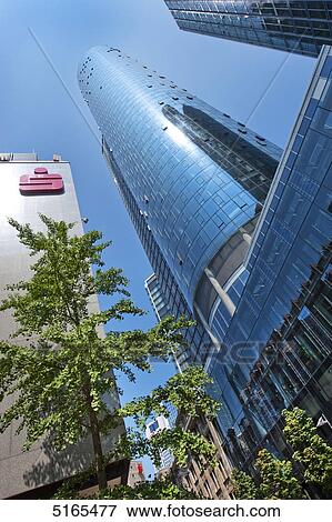 Office skyscrapers in Frankfurt Main, Germany View Large Photo Image Stock Photo - Office skyscrapers in Frankfurt Main, Germany . Fotosearch