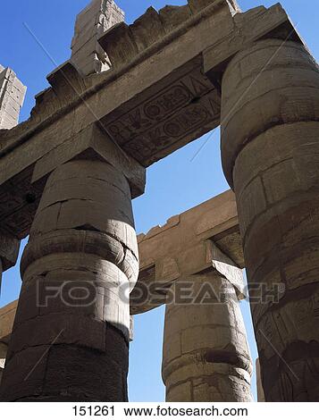 Old ruins of temple, Temple Of Amun, Karnak, Egypt View Large Photo Image Stock Image - Old ruins of temple, Temple Of Amun, Karnak, Egypt . Fotosearch