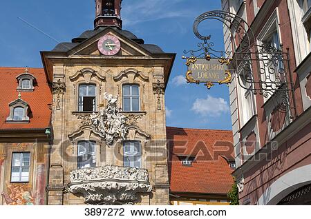 Stock Image - Old town hall, Bamberg, Germany . Fotosearch