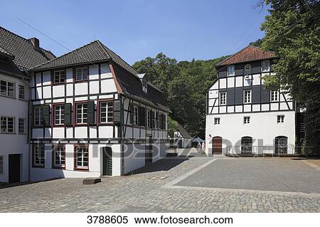 Stock Photography - Paper mill Alte Dombach, Bergisch Gladbach, North Rhine Westphalia, Germany, Europe . Fotosearch