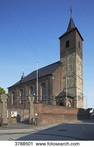 Parish church Saint Pankratius, Nievenheim, Dormagen, North Rhine-Westphalia, Germany, Europe View Large Photo Image Stock Image - Parish church Saint Pankratius, Nievenheim, Dormagen, North Rhine-Westphalia, Germany, Europe . Fotosearch