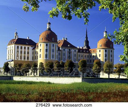 Park in front of castle, Moritzburg Castle, Dresden, Saxony, Germany View Large Photo Image Stock Photo - Park in front of castle, Moritzburg Castle, Dresden, Saxony, Germany . Fotosearch
