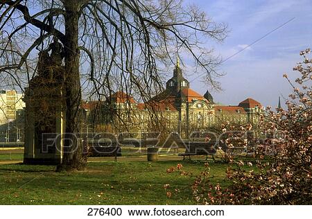 Park in front of government building, Bruhl Terrace, Dresden, Saxony, Germany View Large Photo Image Stock Image - Park in front of government building, Bruhl Terrace, Dresden, Saxony, Germany . Fotosearch