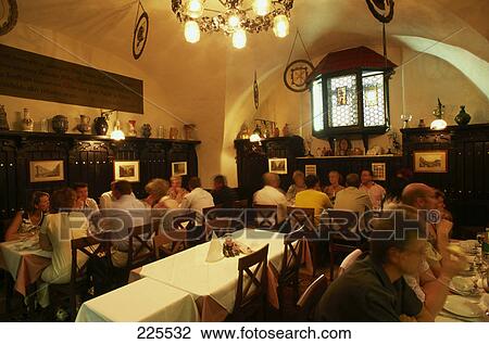 People sitting in restaurant, Vienna, Austria View Large Photo Image Stock Image - People sitting in restaurant, Vienna, Austria . Fotosearch