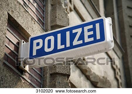 Stock Image - Police headquarters, Oberhausen, North Rhine-Westphalia, Germany . Fotosearch