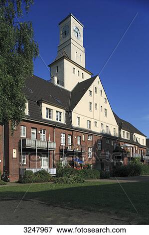 Stock Photo - Residential building in Duisburg, Germany . Fotosearch