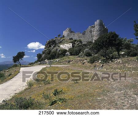 Ruins of castle, Asklipion, Rhodes, Dodecanese Islands, Greece View Large Photo Image Stock Image - Ruins of castle, Asklipion, Rhodes, Dodecanese Islands, Greece . Fotosearch
