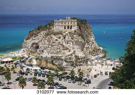 Santa Maria dell Isola, Tropea, Calabria, Italy View Large Photo Image Stock Photo - Santa Maria dell Isola, Tropea, Calabria, Italy . Fotosearch
