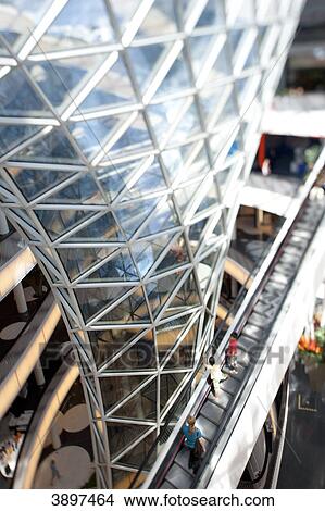 Picture - Shopping mall MyZeil, Frankfurt am Main, Germany . Fotosearch