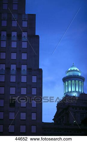 Stock Image - Skyscrapers in city, New Orleans, Louisiana, USA . Fotosearch