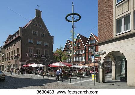 Spiekerhof, Muenster, Germany View Large Photo Image Stock Image - Spiekerhof, Muenster, Germany . Fotosearch