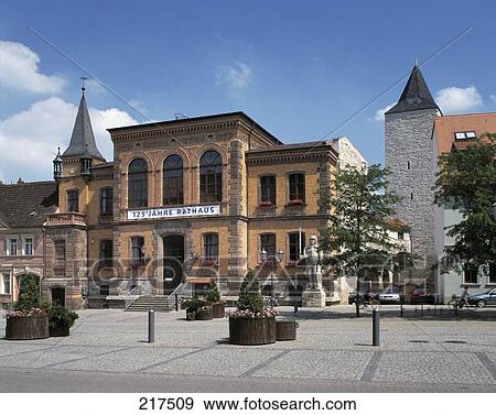 Statue in front of city hall, Roland Statue, Calbe, Salzlandkreis, Saxony-Anhalt, Germany View Large Photo Image Stock Photo - Statue in front of city hall, Roland Statue, Calbe, Salzlandkreis, Saxony-Anhalt, Germany . Fotosearch