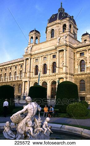 Statues at fountain in park with museum, Natural History Museum, Vienna, Austria View Large Photo Image Stock Image - Statues at fountain in park with museum, Natural History Museum, Vienna, Austria . Fotosearch