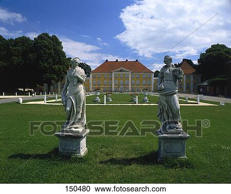Statues in front of castle, Wotersen Castle, Schleswig-Holstein, Germany View Large Photo Image Stock Image - Statues in front of castle, Wotersen Castle, Schleswig-Holstein, Germany . Fotosearch