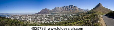 Table Mountain, Cape Town, South Africa, panorama View Large Photo Image Stock Image - Table Mountain, Cape Town, South Africa, panorama . Fotosearch