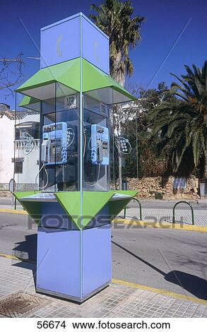 Telephone booth at roadside, Majorca, Balearic Islands, Spain View Large Photo Image Picture - Telephone booth at roadside, Majorca, Balearic Islands, Spain . Fotosearch