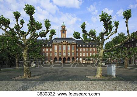 Stock Image - Town hall, Herne, Germany . Fotosearch