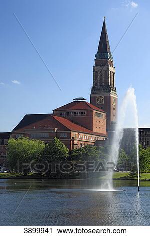 Town hall, Kiel, Schleswig-Holstein, Germany, Europe View Large Photo Image Stock Image - Town hall, Kiel, Schleswig-Holstein, Germany, Europe . Fotosearch
