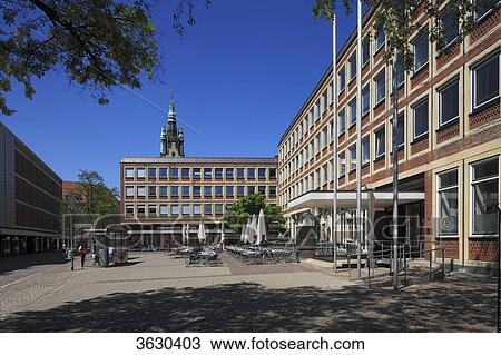Stock Image - Town hall, Muenster, Germany . Fotosearch