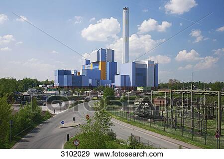 Waste incineration plant, Oberhausen, North Rhine-Westphalia, Germany View Large Photo Image Stock Photo - Waste incineration plant, Oberhausen, North Rhine-Westphalia, Germany . Fotosearch