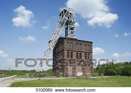 Stock Photography - Zeche Sterkrade, Oberhausen, North Rhine-Westphalia, Germany . Fotosearch