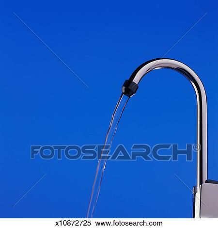 Purified Water Faucet Stock Photography X10872725 Fotosearch