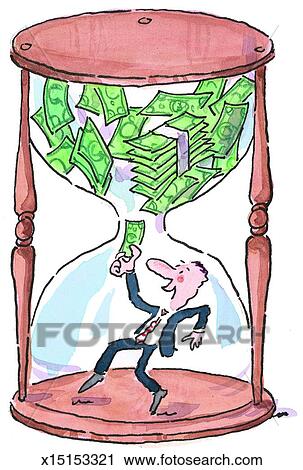 Clipart - Time is Money. Fotosearch - Search Clip Art, Illustration Murals, Drawings and Vector EPS Graphics Images