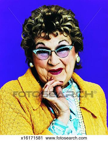 Stock Photography - Portrait of a Senior Woman. Fotosearch - Search Stock Photos, Pictures, Prints, Images, and Photo Clip Art