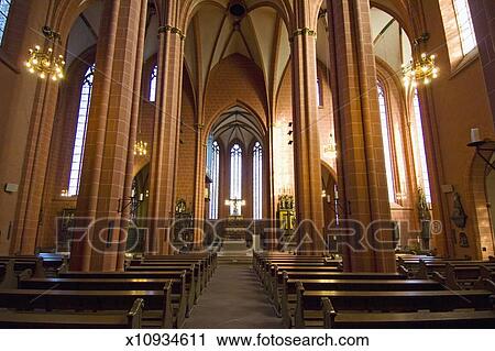 Germany Frankfurt Cathedral Of St Bartholomew Interior