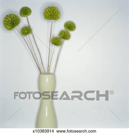 Silk Flowers In Vase Picture X10383914 Fotosearch