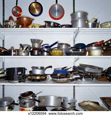 Used Pots and Pans Picture | x12206594 | Fotosearch