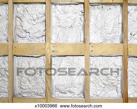 Spray Foam Insulation In Stud Wall Stock Photograph X10003966 Spray Foam Insulation In Stud Wall Stock Photograph X10003966