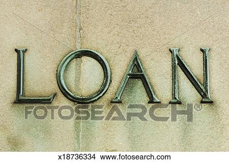 Stock Photo - Loan sign. Fotosearch - Search Stock Images, Mural Photographs, Pictures, and Clipart Photos