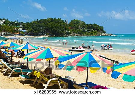 Kata Beach Phuket Thailand Stock Photography