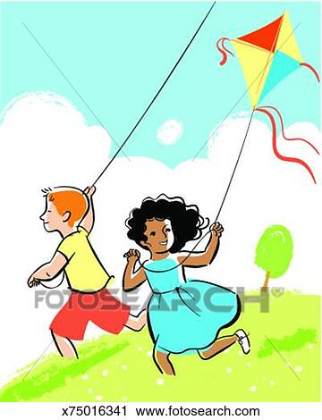 kimono and kite cartoon kimono and kite cartoon