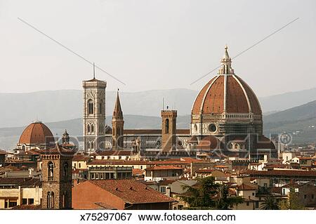 圖片- 聖瑪利亞 del fiore, 大教堂, 在, 佛羅倫薩, italy