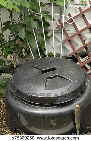 Compost Bin In A Back Yard Stock Image X75309250 Fotosearch