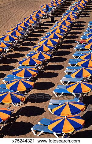 Playa Blanca Puerto Del Carmen Lanzarote Stock Image