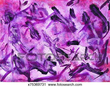 Clipart Of Abstract Collage Orted Purple Shades With Dark Abstract Collage Of Orted Purple Shades With Dark Edges On White Background