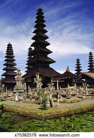 Taman Ayun Mengwi Temple Bali Indonesia Stock Photo