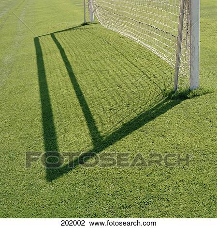 Empty soccer goal View Large Photo Image Stock Image - Empty soccer goal. Fotosearch