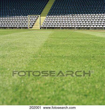 Empty soccer stadium View Large Photo Image Stock Image - Empty soccer stadium. Fotosearch