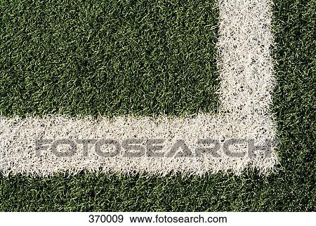 Corner boundary on sports field View Large Photo Image Stock Photo - Corner boundary on sports field. Fotosearch