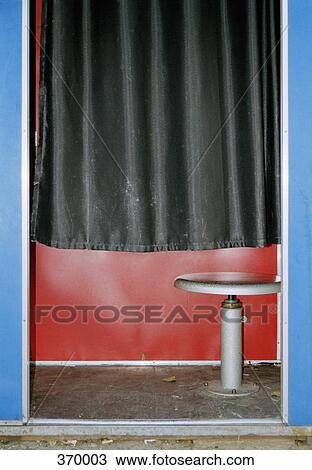 Empty photo booth View Large Photo Image Stock Image - Empty photo booth. Fotosearch