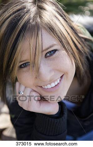 Portrait of young woman View Large Photo Image Stock Photography - Portrait of young woman. Fotosearch