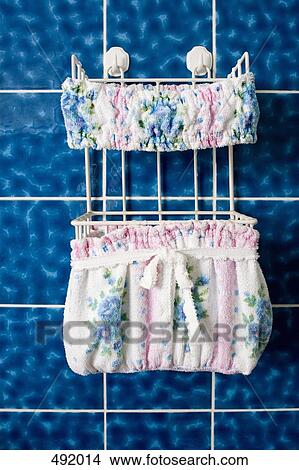 A rack in a bathroom View Large Photo Image Picture - A rack in a bathroom. Fotosearch