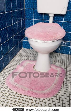 pink toilet seat