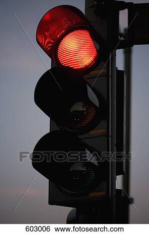A red traffic light View Large Photo Image Stock Photograph - A red traffic light. Fotosearch